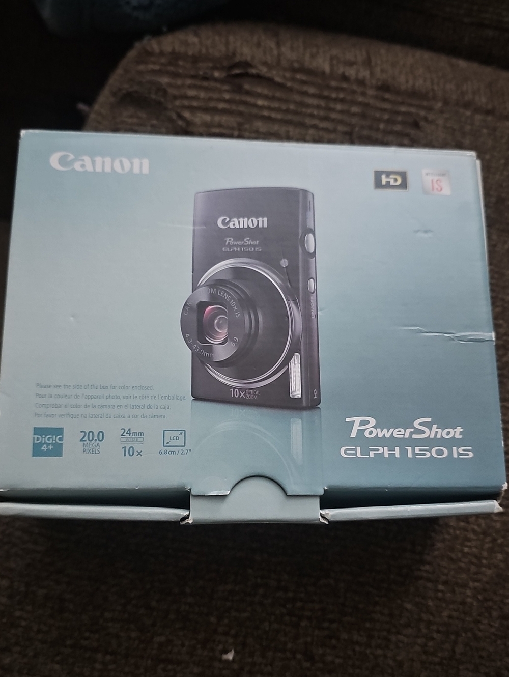 Canon PowerShot ELPH 150 IS Digital Camera - Black
